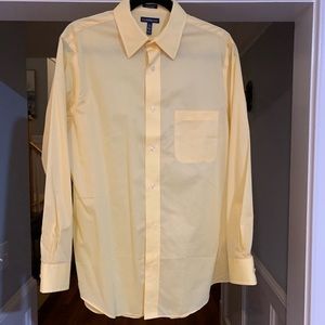 3/$23... Men’s Yellow wrinkle-free Dress Shirt